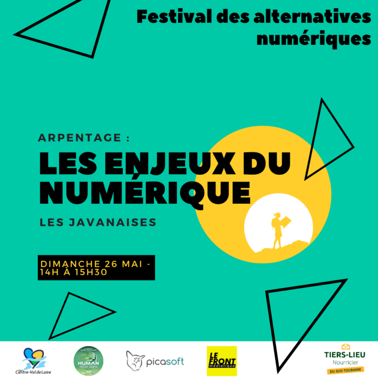 Affiche Festival Alternatives numérique - Atelier Arpentage