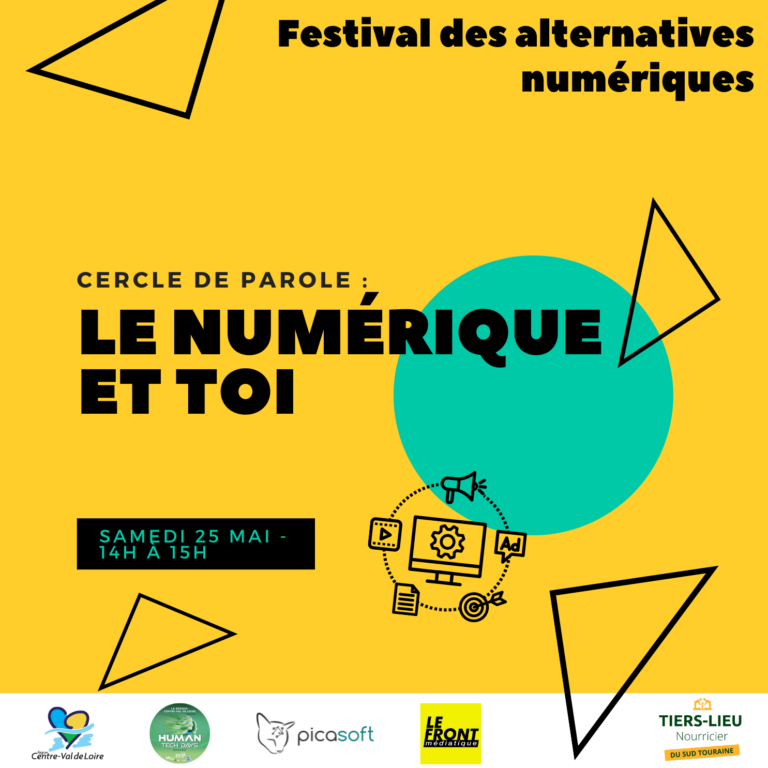 Affiche Festival Alternatives numérique - Cercle de parole