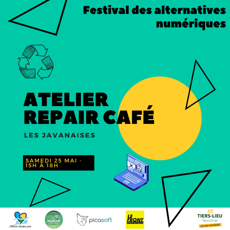 Affiche Festival Alternatives numérique - Repair café