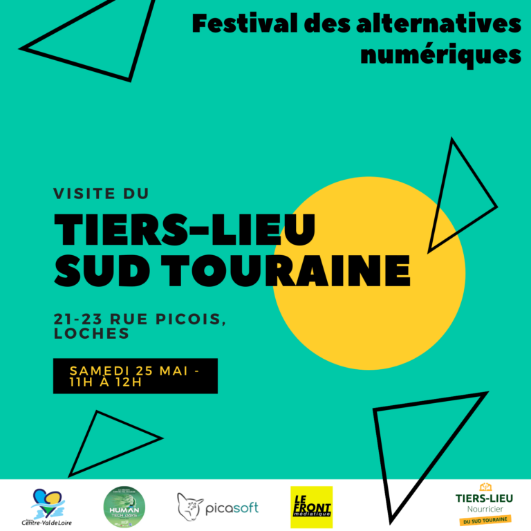 Affiche Festival Alternatives numérique - Visite du tiers-lieu