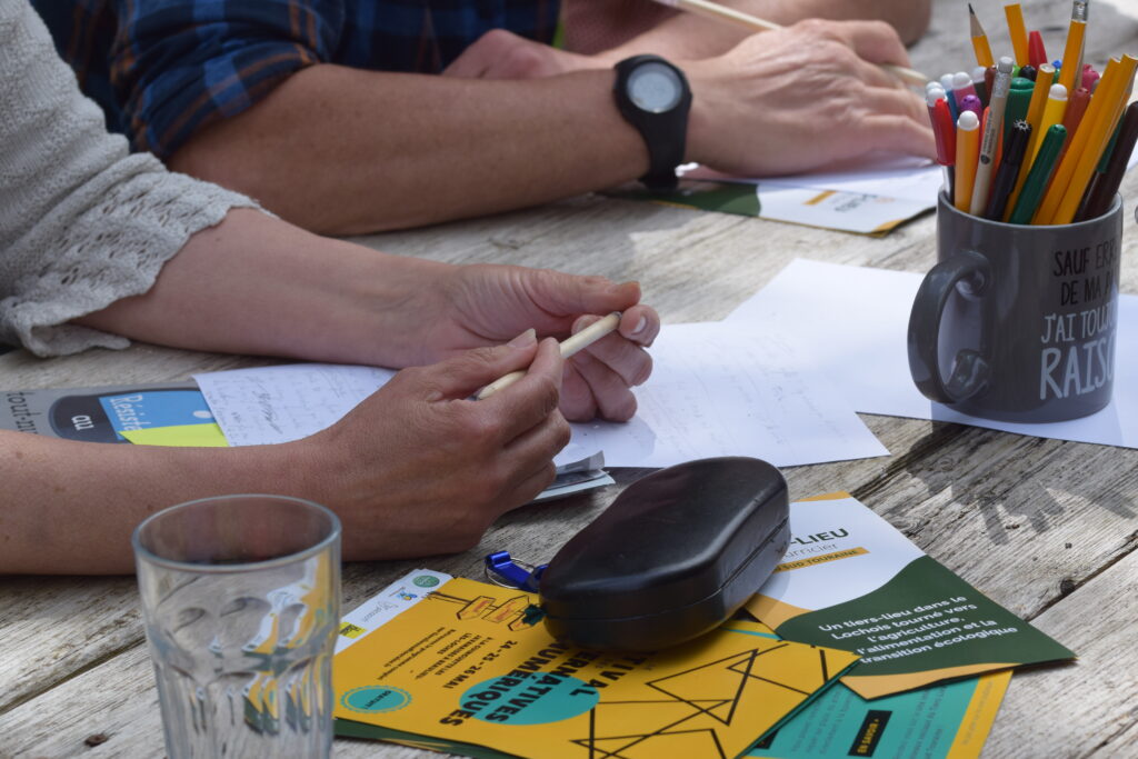 Photo de l'atelier d'écriture du festival des alternatives numériques